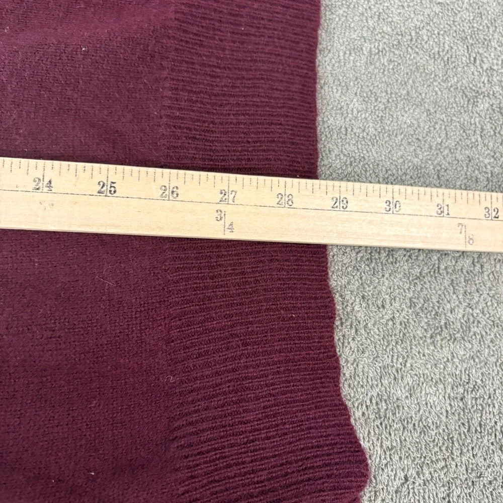 Polo Ralph Lauren Sweater Mens XXL Burgundy V-Neck 100% Lambswool Classic